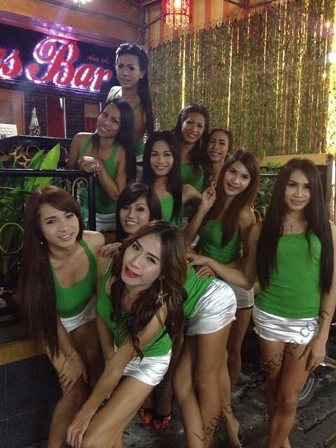 Famous Ladyboy Bar Pattaya Staff