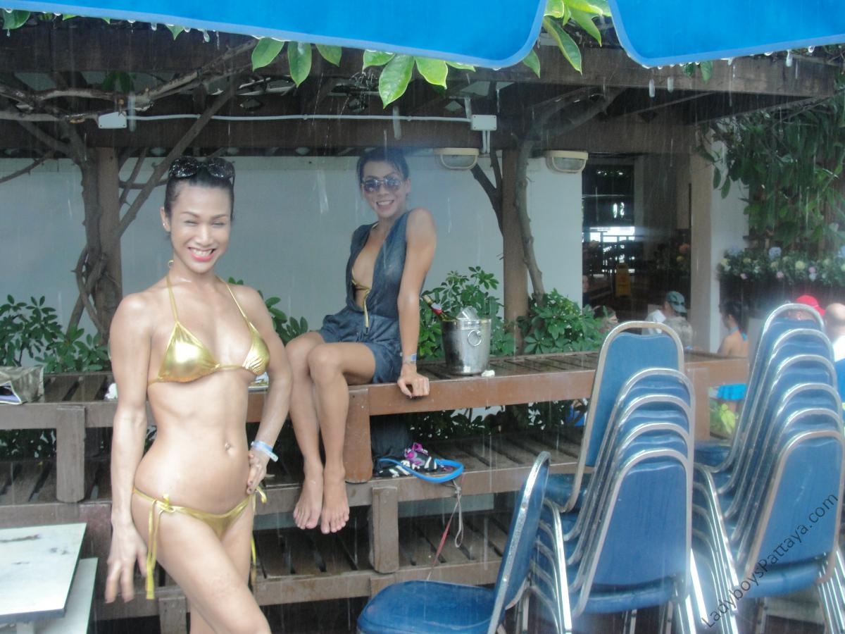 Asian ladyboy pool pictures