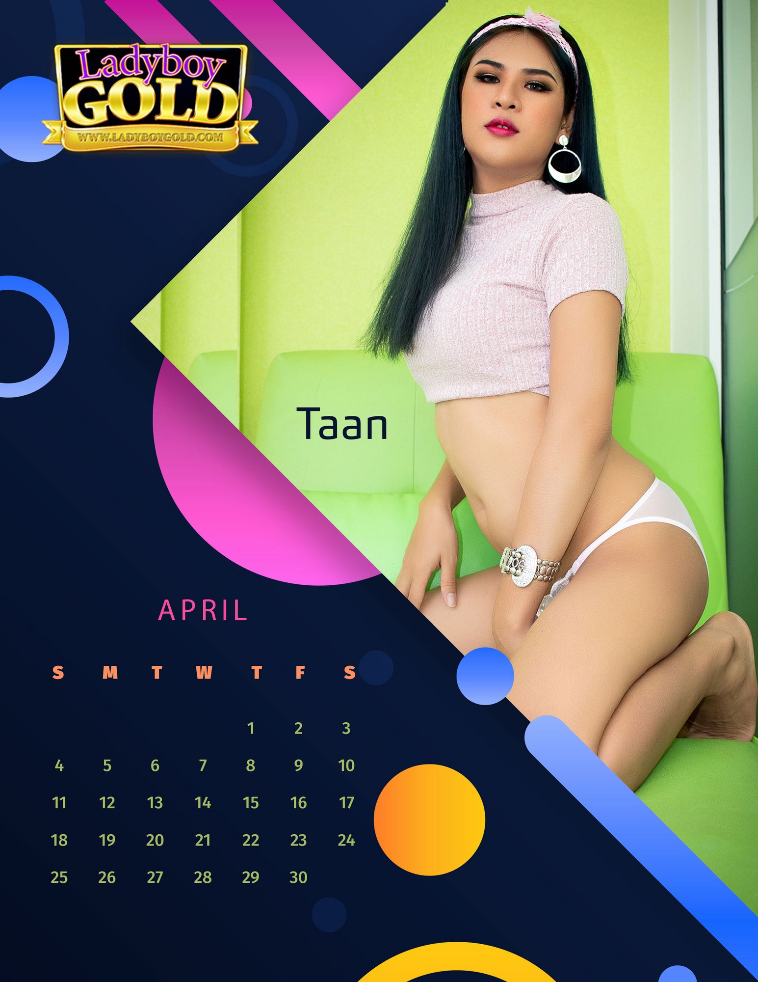 Ladyboy Gold Calendar 2021