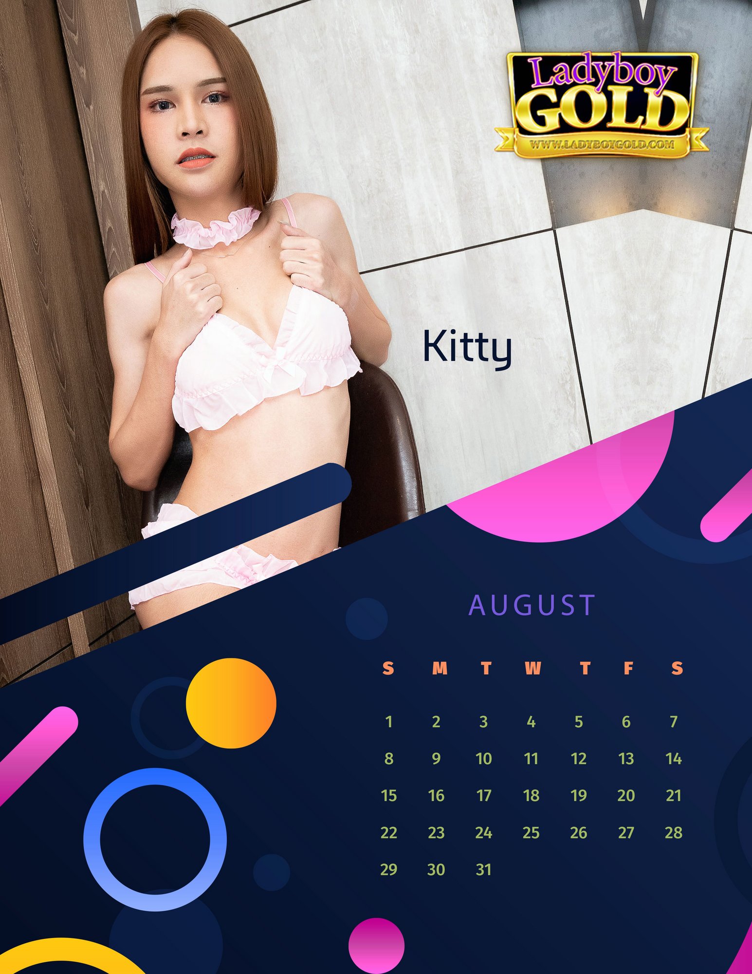 Ladyboy Gold Calendar 2021