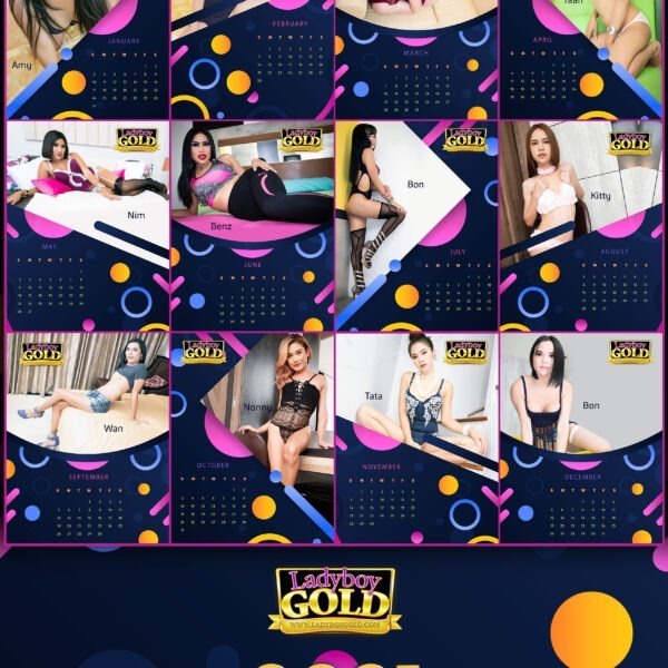 Ladyboy Gold 2021 Calendar