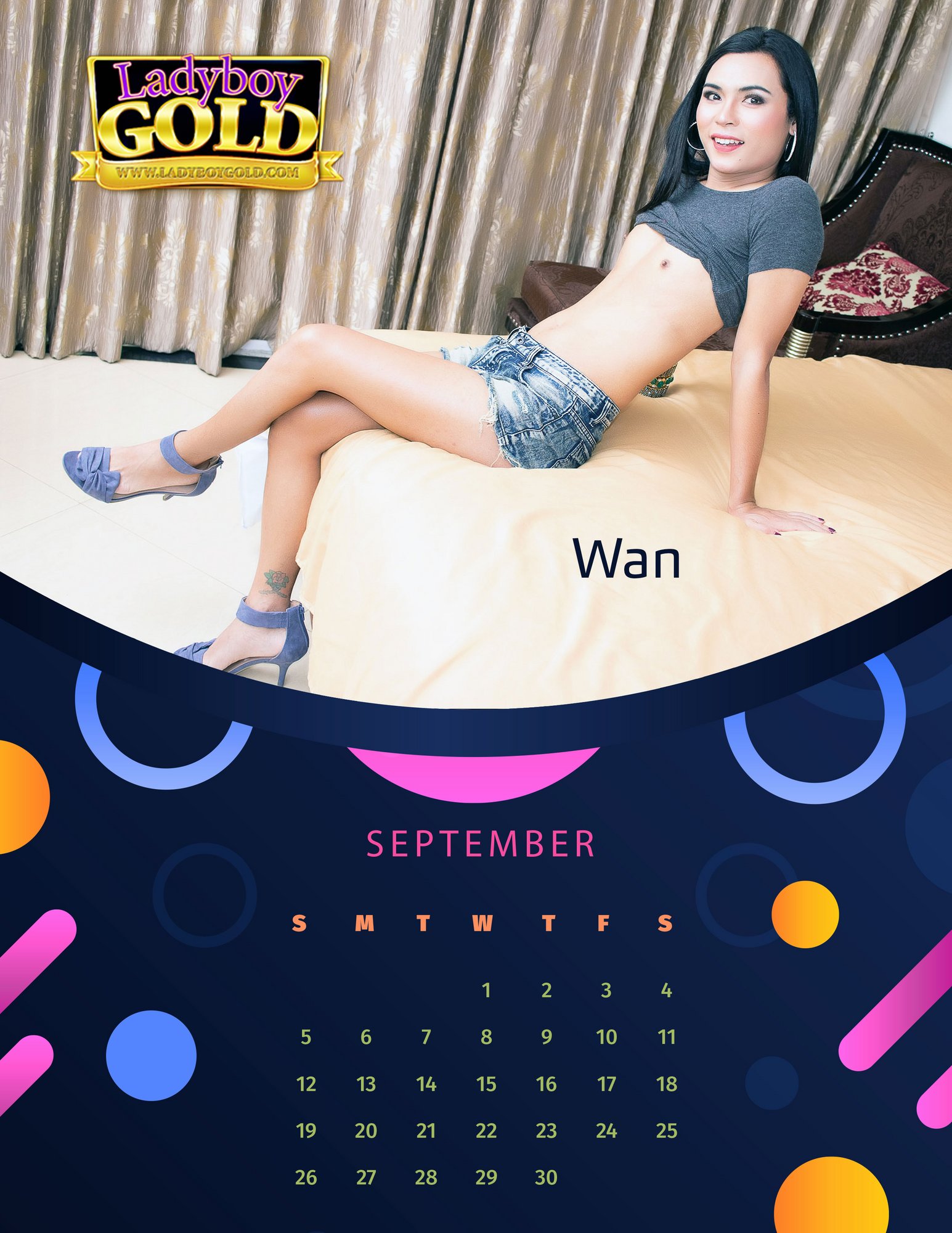 Ladyboy Gold Calendar 2021