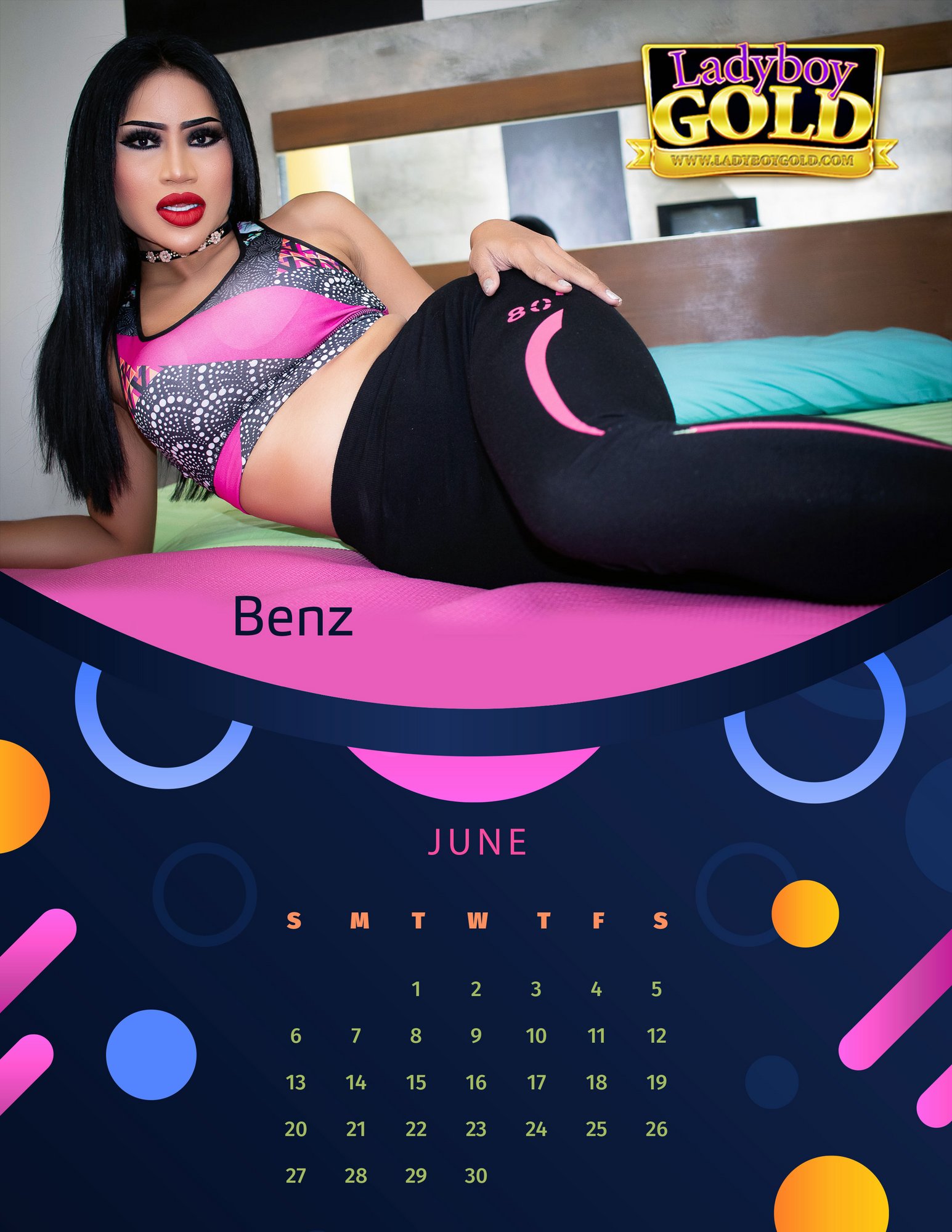 Ladyboy Gold Calendar 2021