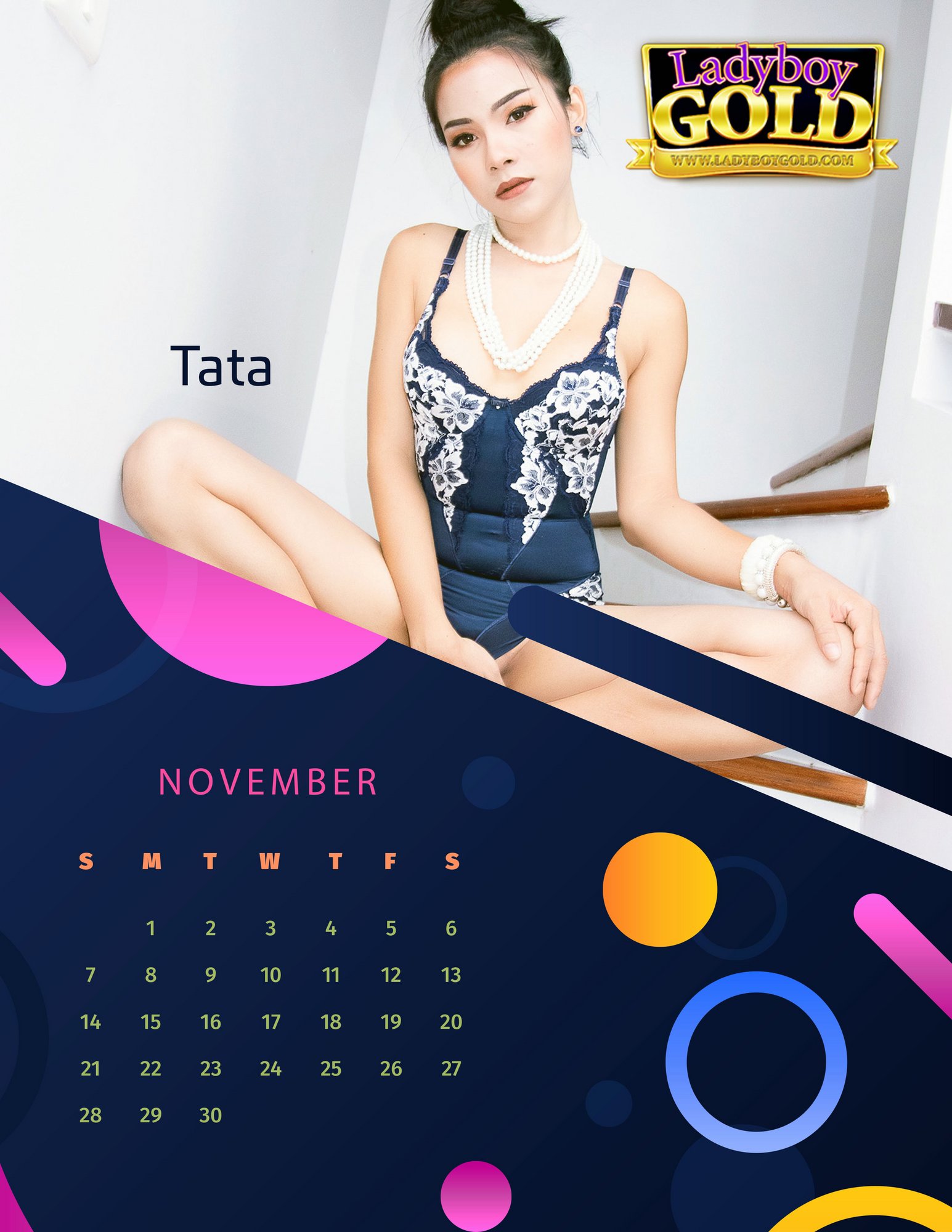 Ladyboy Gold Calendar 2021